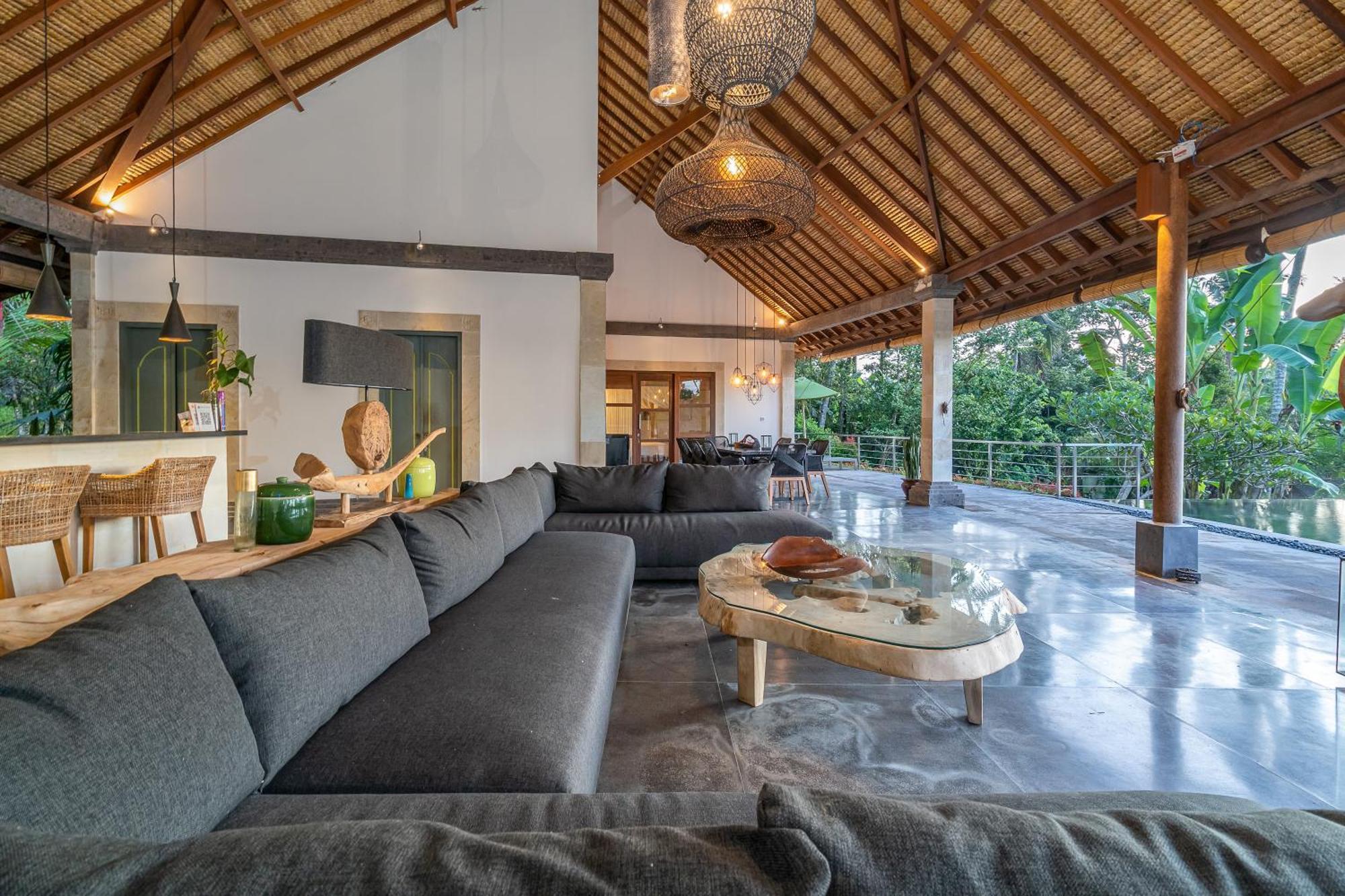 Villa Themma Jungle - Sumptuous 3Br Luxury Villa With Majestic Jungle View North Of Ubud Bagian luar foto