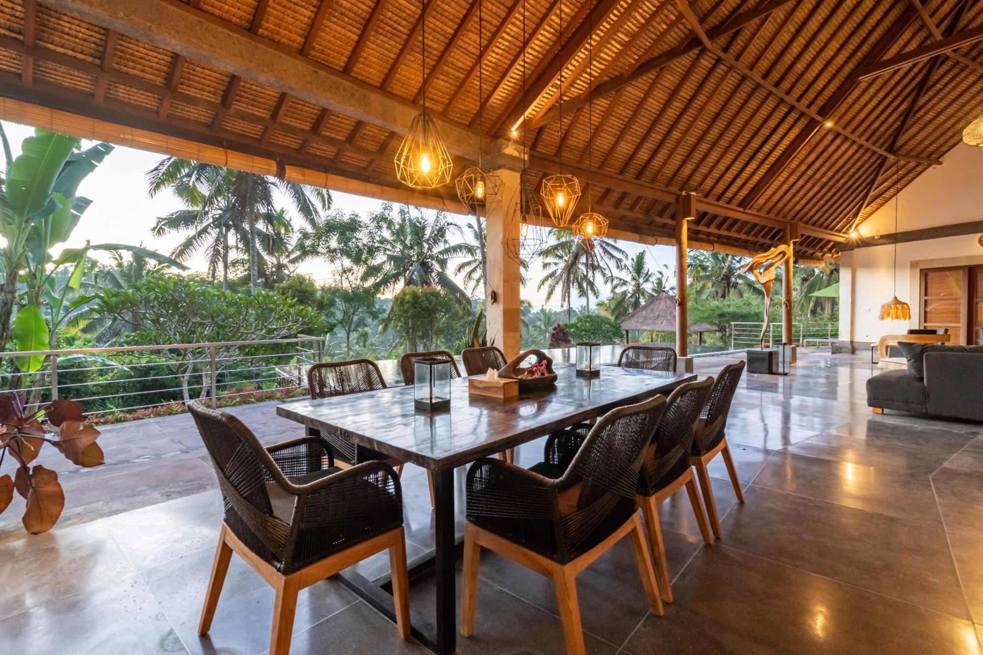 Villa Themma Jungle - Sumptuous 3Br Luxury Villa With Majestic Jungle View North Of Ubud Bagian luar foto